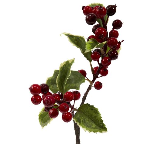 Holly Berries Faux 